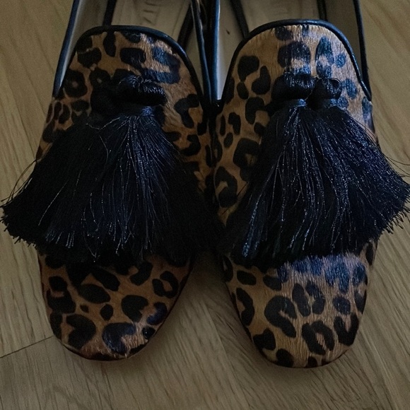 SCHUTZ Leopard Loafers size 9B - Picture 3 of 12